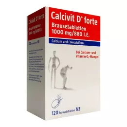CALCIVIT D forte šumivé tablety, 120 ks