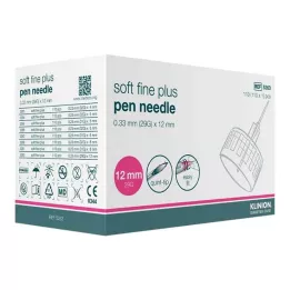KLINION Soft fine plus ihly na perá 0,33 x 12 mm 29 G, 110 ks