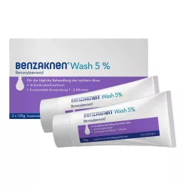BENZAKNEN Premývacia 5 % suspenzia, 2 x 100 g