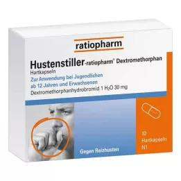 HUSTENSTILLER-ratiopharm Dextrometorfan kapsuly, 10 ks