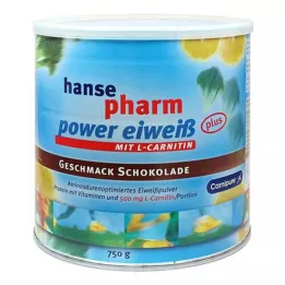 HANSEPHARM Power Protein plus čokoládový prášok, 750 g