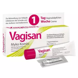 VAGISAN Myko Kombi 1-dňová terapia, 1 P