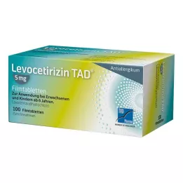 LEVOCETIRIZIN TAD 5 mg filmom obalené tablety, 100 ks