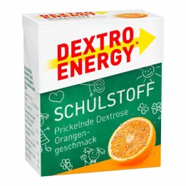 DEXTRO ENERGY Školský materiál oranžové tablety, 50 g