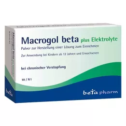 MACROGOL beta plus elektrolyty prášok na perorálne podanie, 10 ks