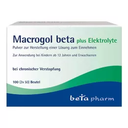 MACROGOL beta plus elektrolyty prášok na perorálne podanie, 100 ks