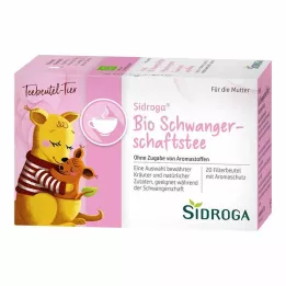 SIDROGA Organické filtračné vrecká na tehotenský čaj, 20X1,5 g