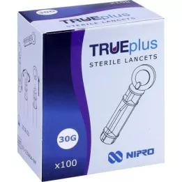 TRUEPLUS lancety sterilné 30G, 100 ks
