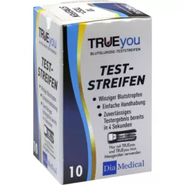 TRUEYOU Prúžky na meranie hladiny cukru v krvi, 10 ks