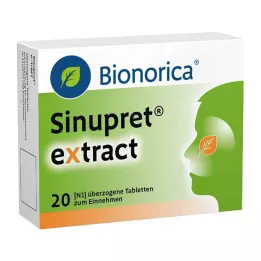 SINUPRET obalené tablety extraktom, 20 ks