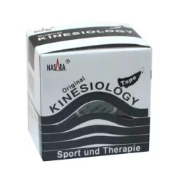 NASARA Kineziologická páska 5 cm x 5 m čierna, 1 kus