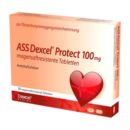 ASS Dexcel Protect 100 mg gastrorezistentné tablety, 50 ks