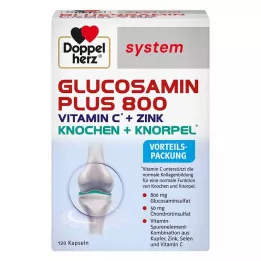 DOPPELHERZ Kapsuly systému Glucosamine Plus 800, 120 ks