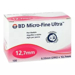 BD MICRO-FINE ULTRA Ihly na perá 0,33x12,7 mm, 100 ks