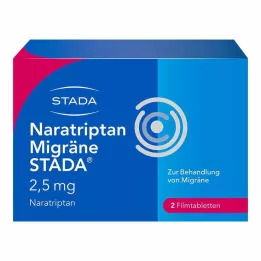 NARATRIPTAN Migréna STADA 2,5 mg filmom obalené tablety, 2 ks