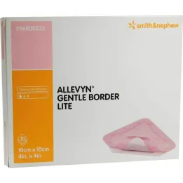 Allevyn Gentle Border Lite penový obväz 10x10 cm, 10 ks