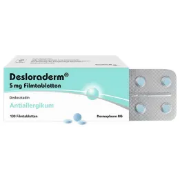 Desloraderm 5 mg filmom obalené tablety, 100 ks