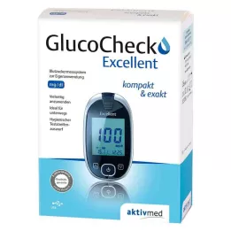 GLUCOCHECK Vynikajúci set na meranie hladiny glukózy v krvi mg/dl, 1 ks