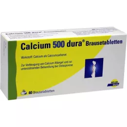 CALCIUM 500 dura šumivých tabliet, 40 ks