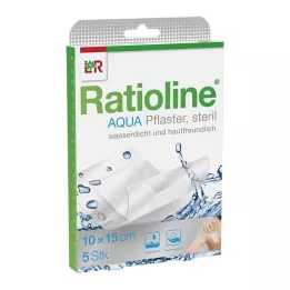 RATIOLINE aqua sprchová omietka Plus 10x15 cm sterilná, 5 ks