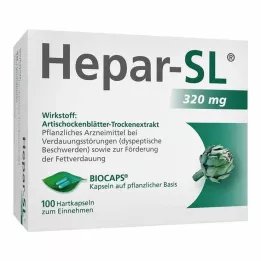 HEPAR-SL 320 mg tvrdé kapsuly, 100 ks