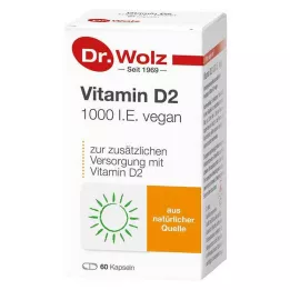VITAMIN D2 1000 I.E. vegánske kapsuly, 60 ks