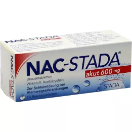 NAC STADA akútne 600 mg šumivé tablety, 10 ks