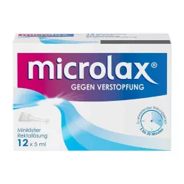 MICROLAX Rektálne roztokové klystíry, 12X5 ml