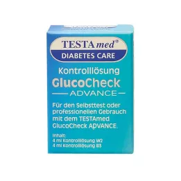 TESTAMED Kontrolný roztok GlucoCheck Advance, 4 ml