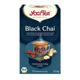 YOGI TEA Čierne organické filtračné vrecká Chai, 17X2,2 g