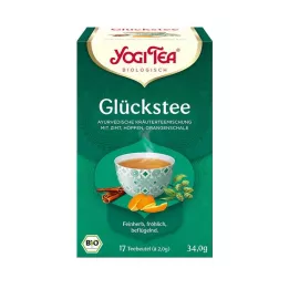 YOGI TEA Organické filtračné vrecká na čaj Lucky Tea, 17X1,8 g