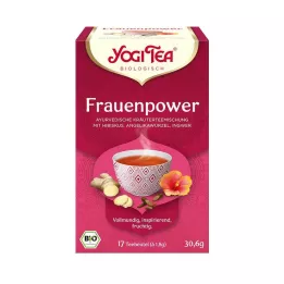 YOGI TEA Dámske organické filtračné vrecká Power Tea, 17X1,8 g