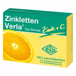 ZINKLETTEN Pomarančové pastilky Verla, 100 ks