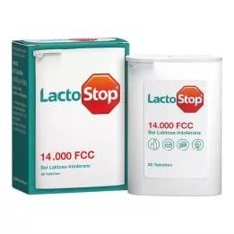 LACTOSTOP 14 000 FCC Dávkovač tabliet, 80 ks