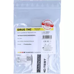 CLEARTEST Test na drogy THC Testovacie prúžky, 1 kus