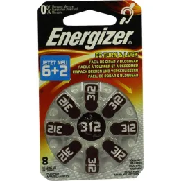 Batéria do načúvacieho prístroja Energizer 312, 8 ks