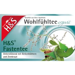 H&S Čajové filtračné vrecko na čaj na pôst, 20X1,5 g