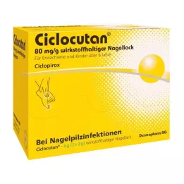 CICLOCUTAN 80 mg/g aktívnej zložky lak na nechty, 6 g