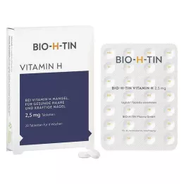 BIO-H-TIN Vitamín H 2,5 mg na 4 týždne tablety, 28 ks
