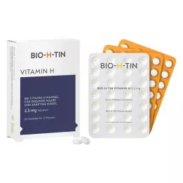 BIO-H-TIN Vitamín H 2,5 mg na 12 týždňov tablety, 84 ks