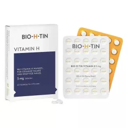 BIO-H-TIN Vitamín H 5 mg na 4 mesiace tablety, 60 ks