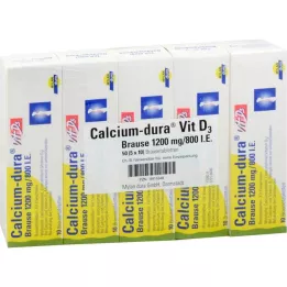 CALCIUM DURA Vit D3 šumivý 1200 mg/800 IU, 50 ks