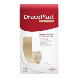Dracoplast Prstové pásiky 2x12cm elastické, 10 ks