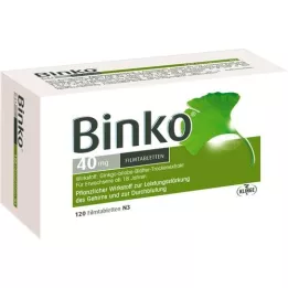 BINKO 40 mg filmom obalené tablety, 120 ks