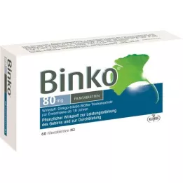 BINKO 80 mg filmom obalené tablety, 60 ks