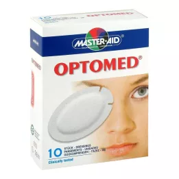 OPTOMED Obklady na oči sterilné samolepiace, 10 ks