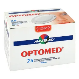 Optomed očný obklad samolepiaci sterilný, 25 kusov