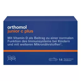 ORTHOMOL Junior C plus žuvacie tablety, 14 ks