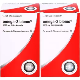 OMEGA-3 biomo 1 000 mg mäkké kapsuly, 56 ks