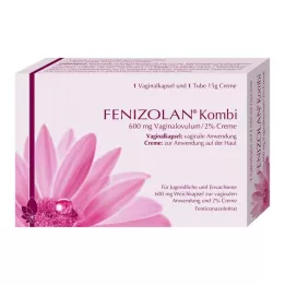 FENIZOLAN Combi 600 mg vaginálne vajíčko + 2 % krém, 1 P